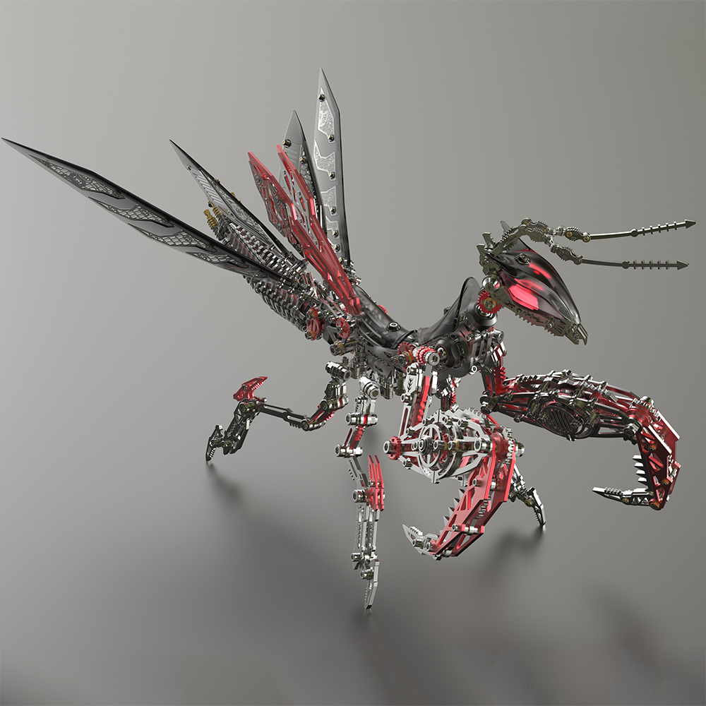 Mantis Orquídea Metal 3D Coleccionable