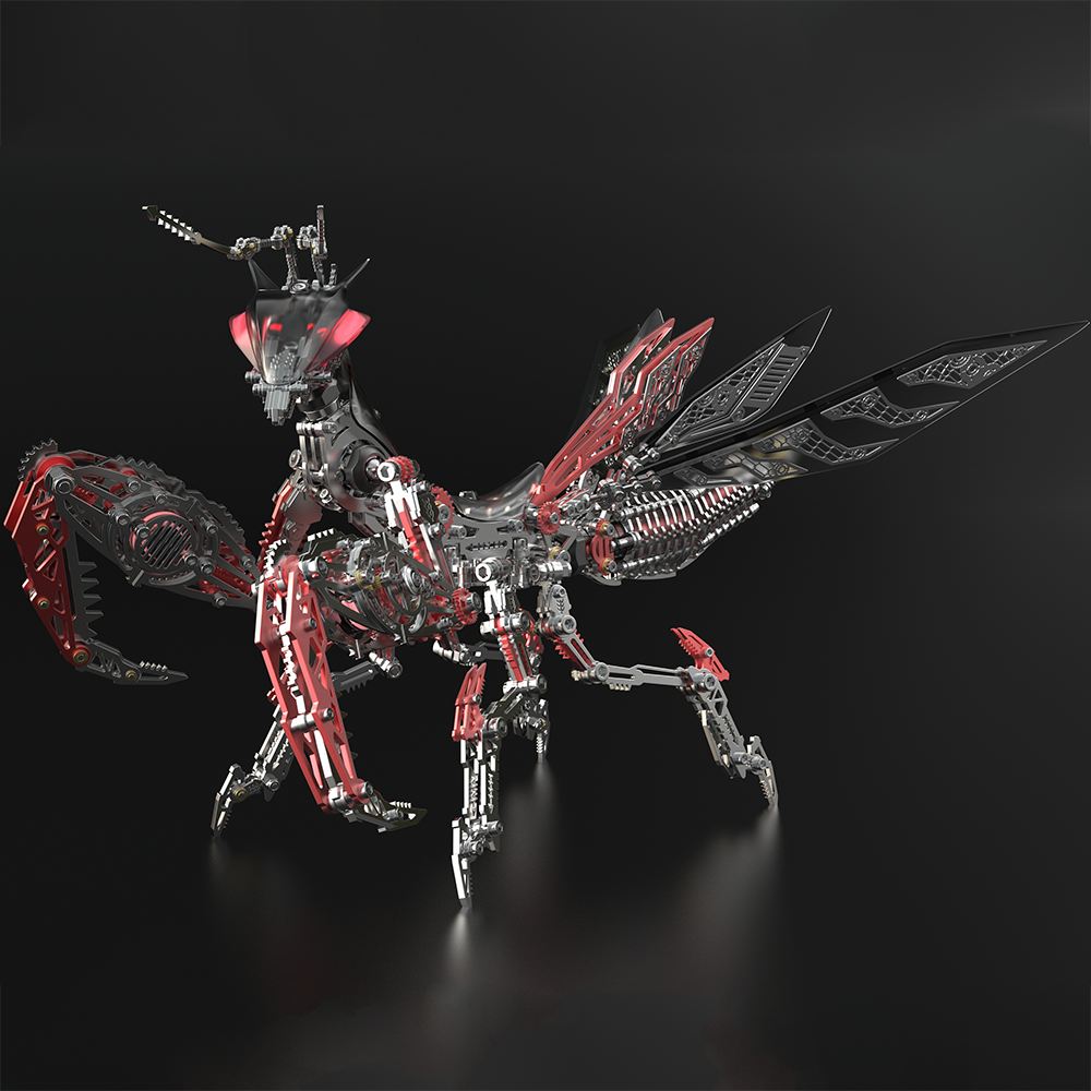 Mantis Orquídea Metal 3D Coleccionable