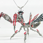 Mantis Orquídea Metal 3D Coleccionable