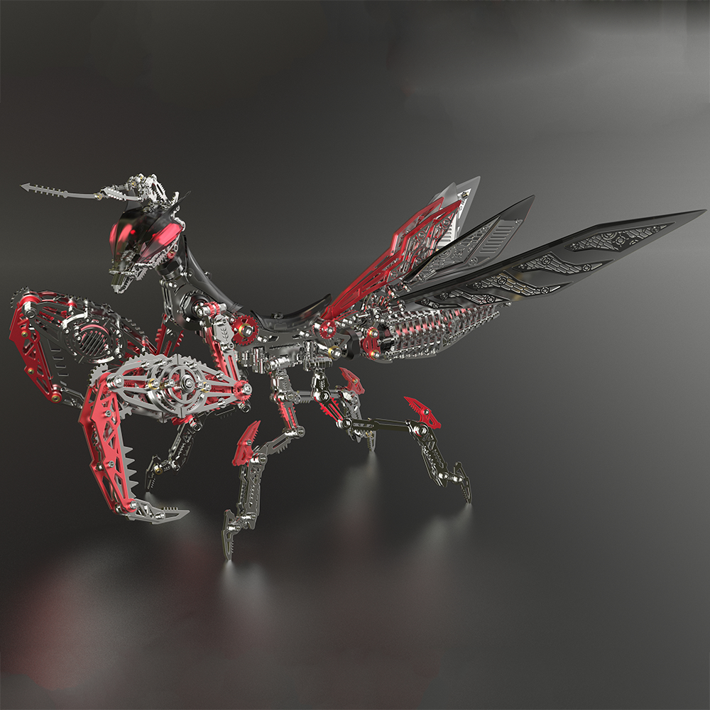 Mantis Orquídea Metal 3D Coleccionable