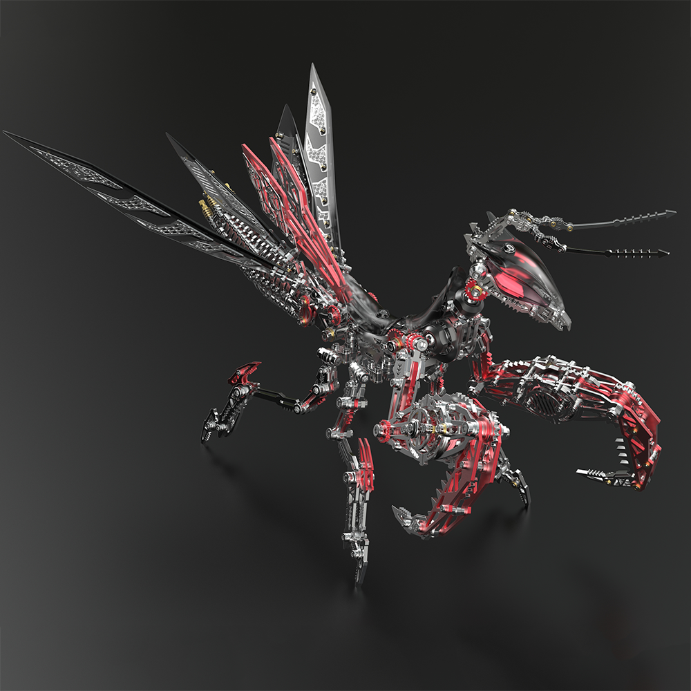 Mantis Orquídea Metal 3D Coleccionable