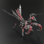 Mantis Orquídea Metal 3D Coleccionable