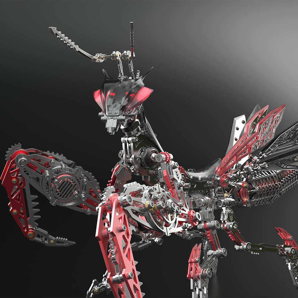 Mantis Orquídea Metal 3D Coleccionable