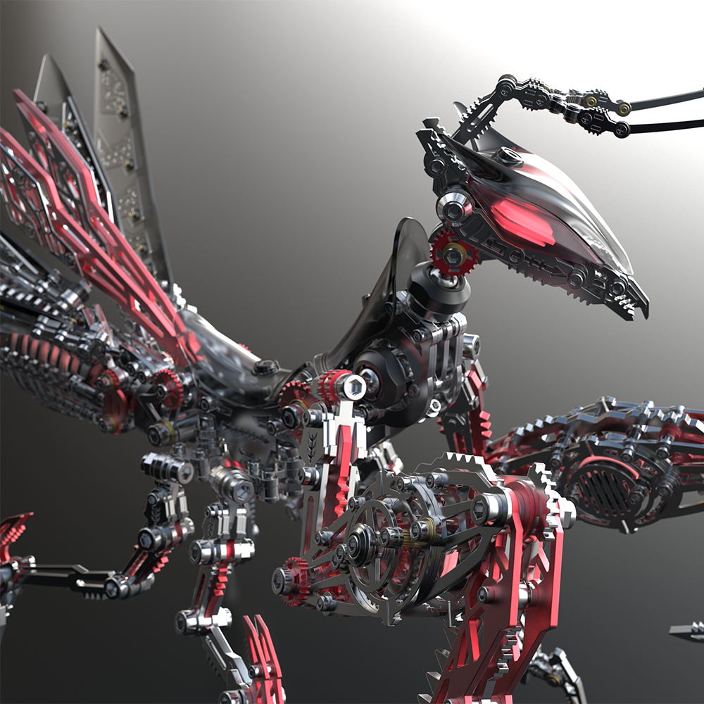 Mantis Orquídea Metal 3D Coleccionable