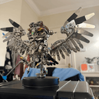 Búho Steampunk Metal 3D