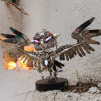 Búho Steampunk Metal 3D