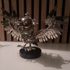 Búho Steampunk Metal 3D