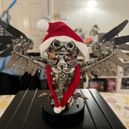 Búho Steampunk Metal 3D