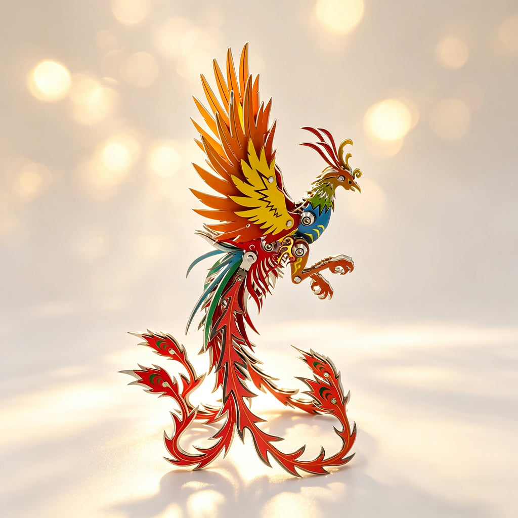 Fénix Mecánico Metal 3D