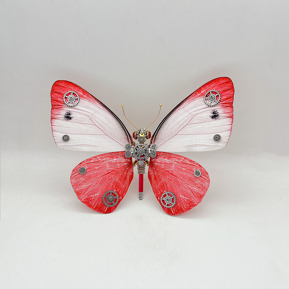 Mariposa Pieris Rapae Steampunk Metal 3D