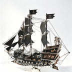 Barco Pirata Mecánico Metal 3D
