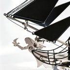 Barco Pirata Mecánico Metal 3D
