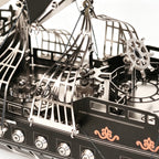 Barco Pirata Mecánico Metal 3D