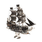 Barco Pirata Mecánico Metal 3D