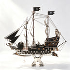 Barco Pirata Mecánico Metal 3D