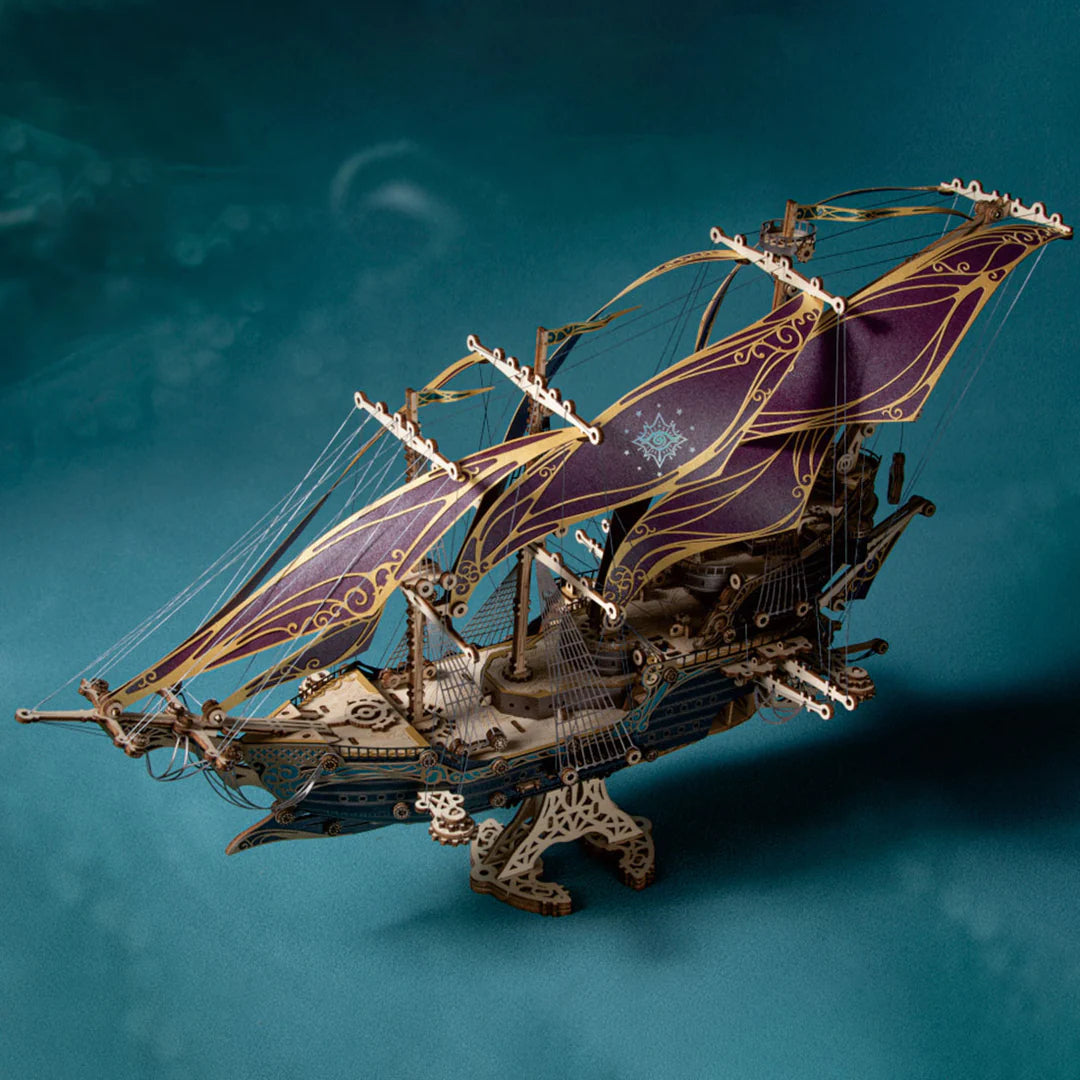 Barco Pirata Madera 3D