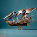 Barco Pirata Madera 3D