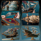 Barco Pirata Madera 3D