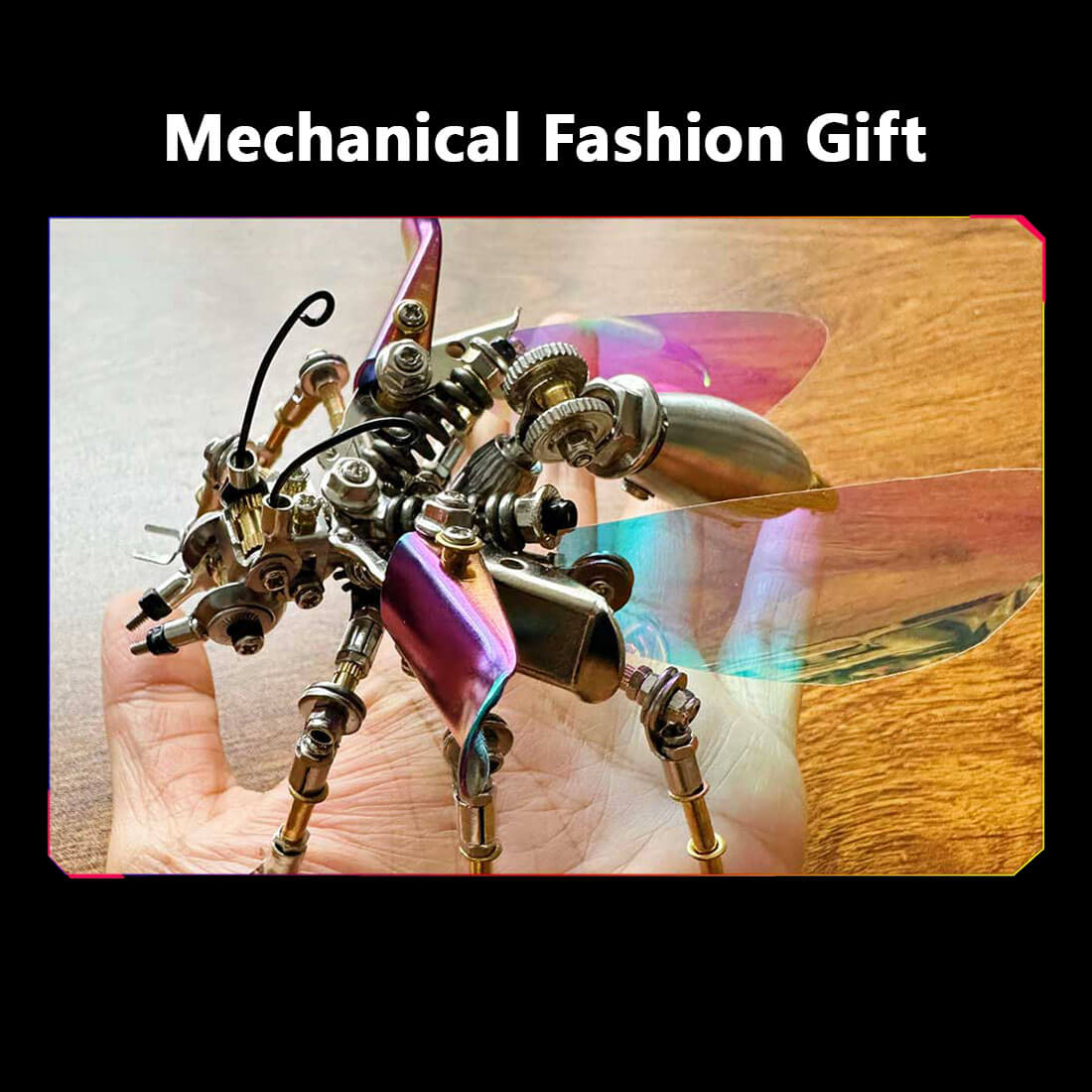 Insecto Punk Metal 3D