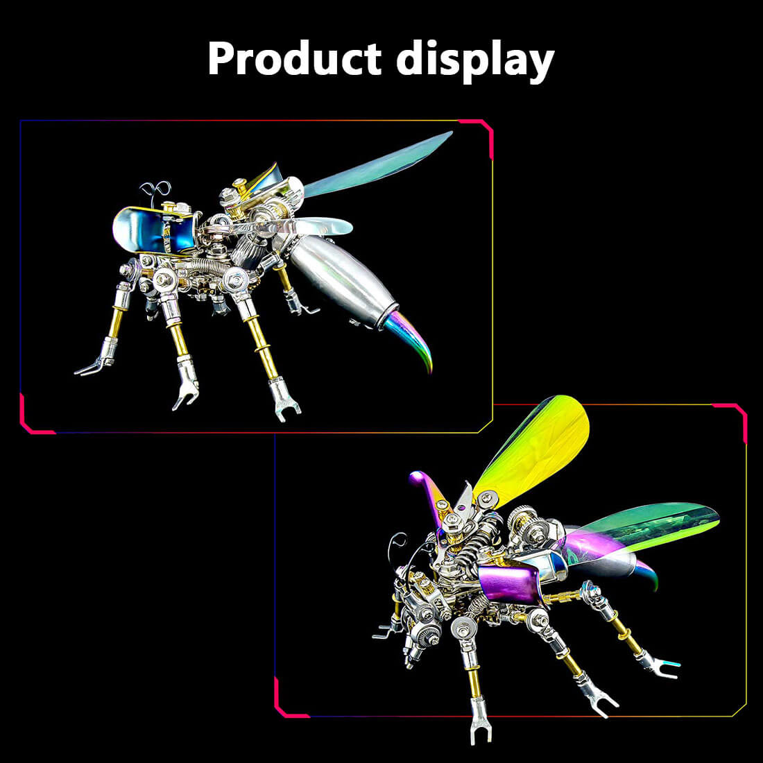 Insecto Punk Metal 3D
