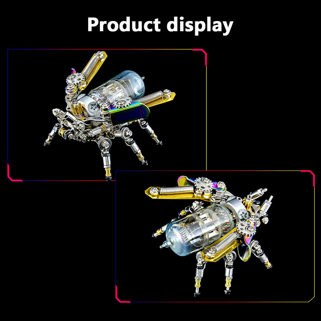 Insecto Punk Metal 3D