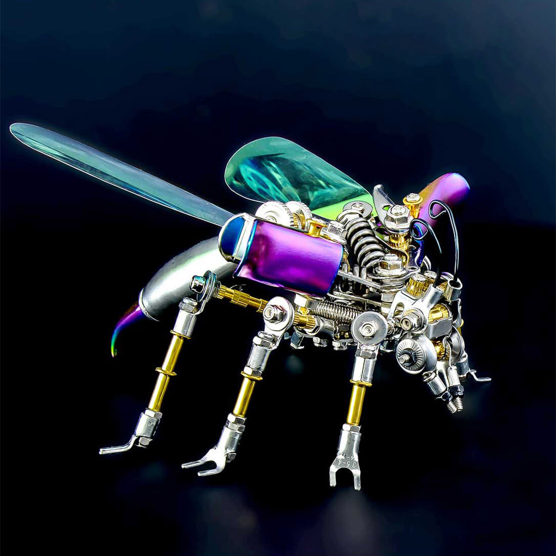 Insecto Punk Metal 3D