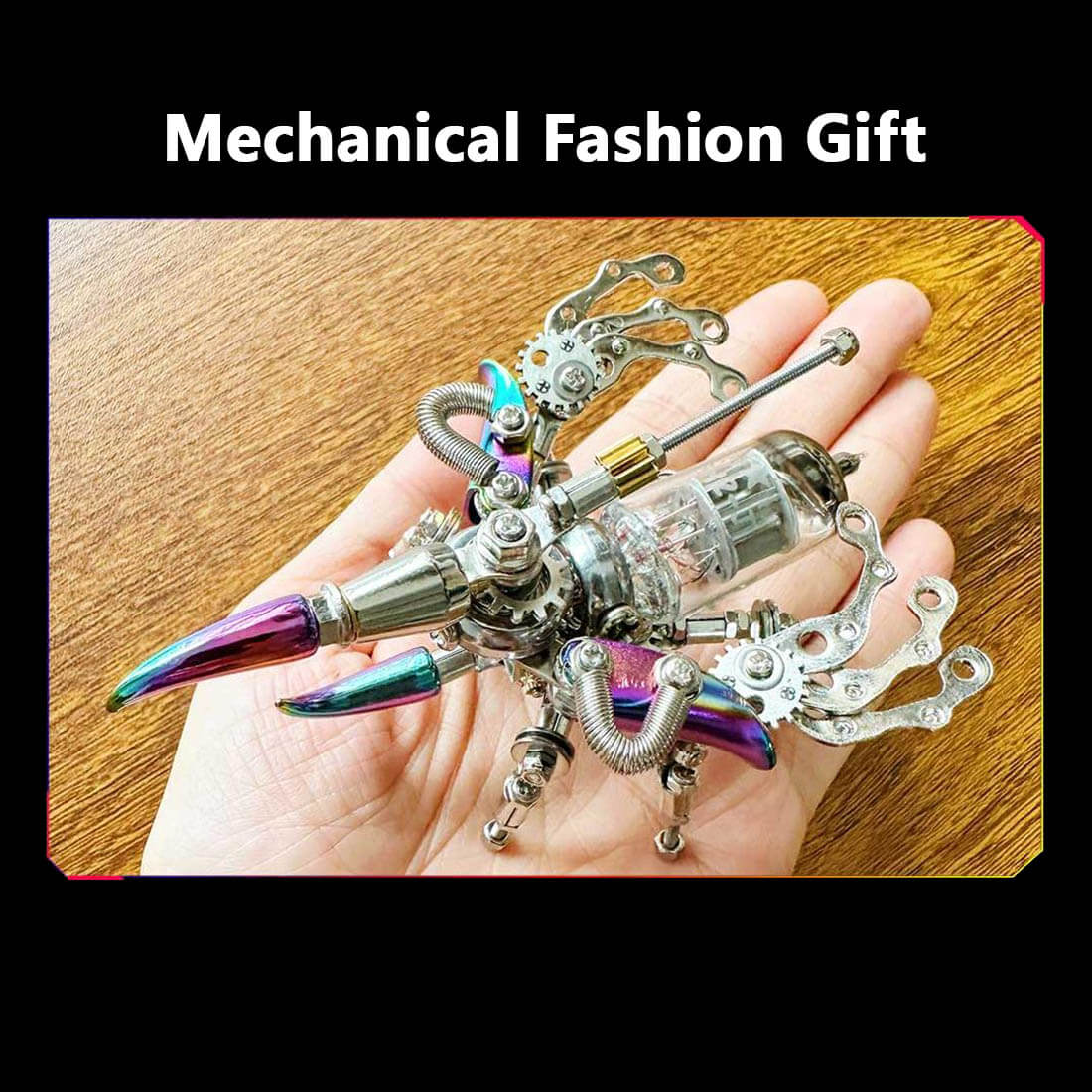 Insecto Punk Metal 3D