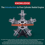 Motor Radial Metal Escala 1/6 250 piezas