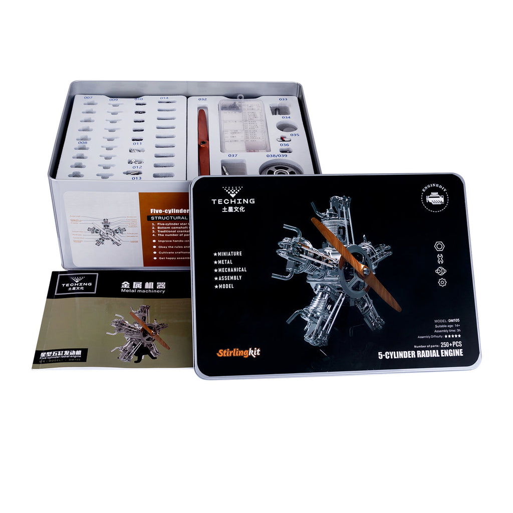 Motor Radial Metal Escala 1/6 250 piezas