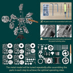 Motor Radial Metal Escala 1/6 250 piezas