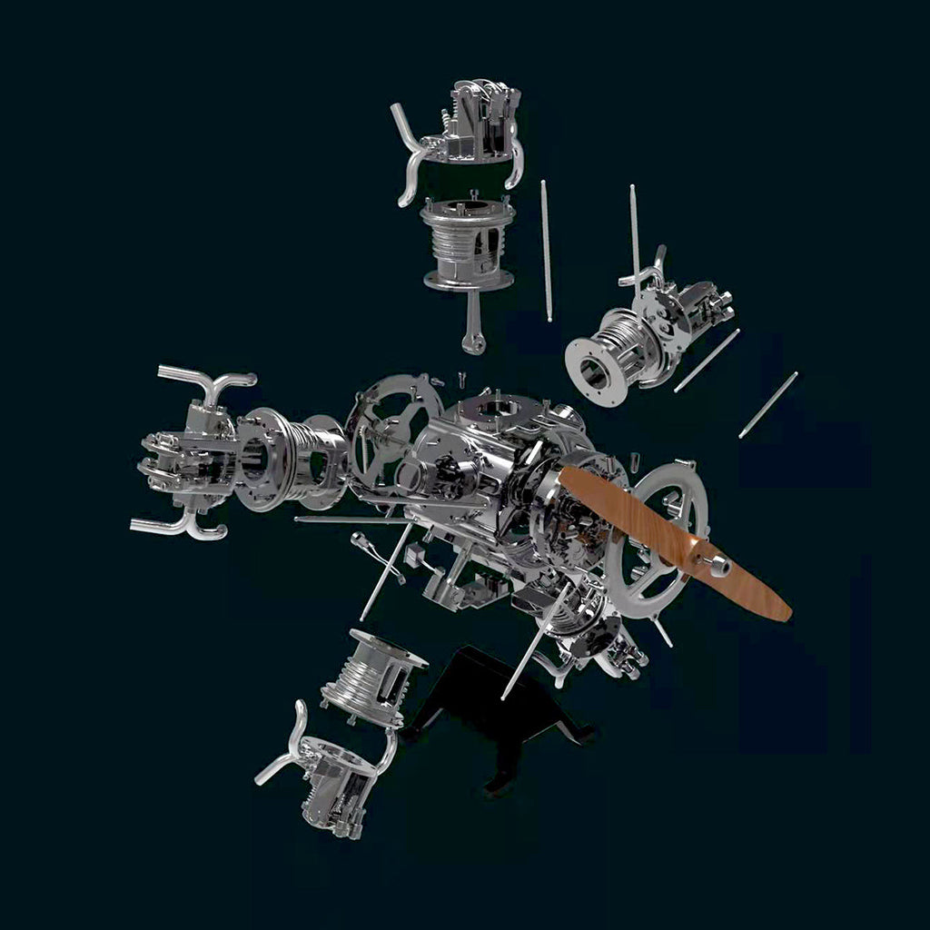 Motor Radial Metal Escala 1/6 250 piezas
