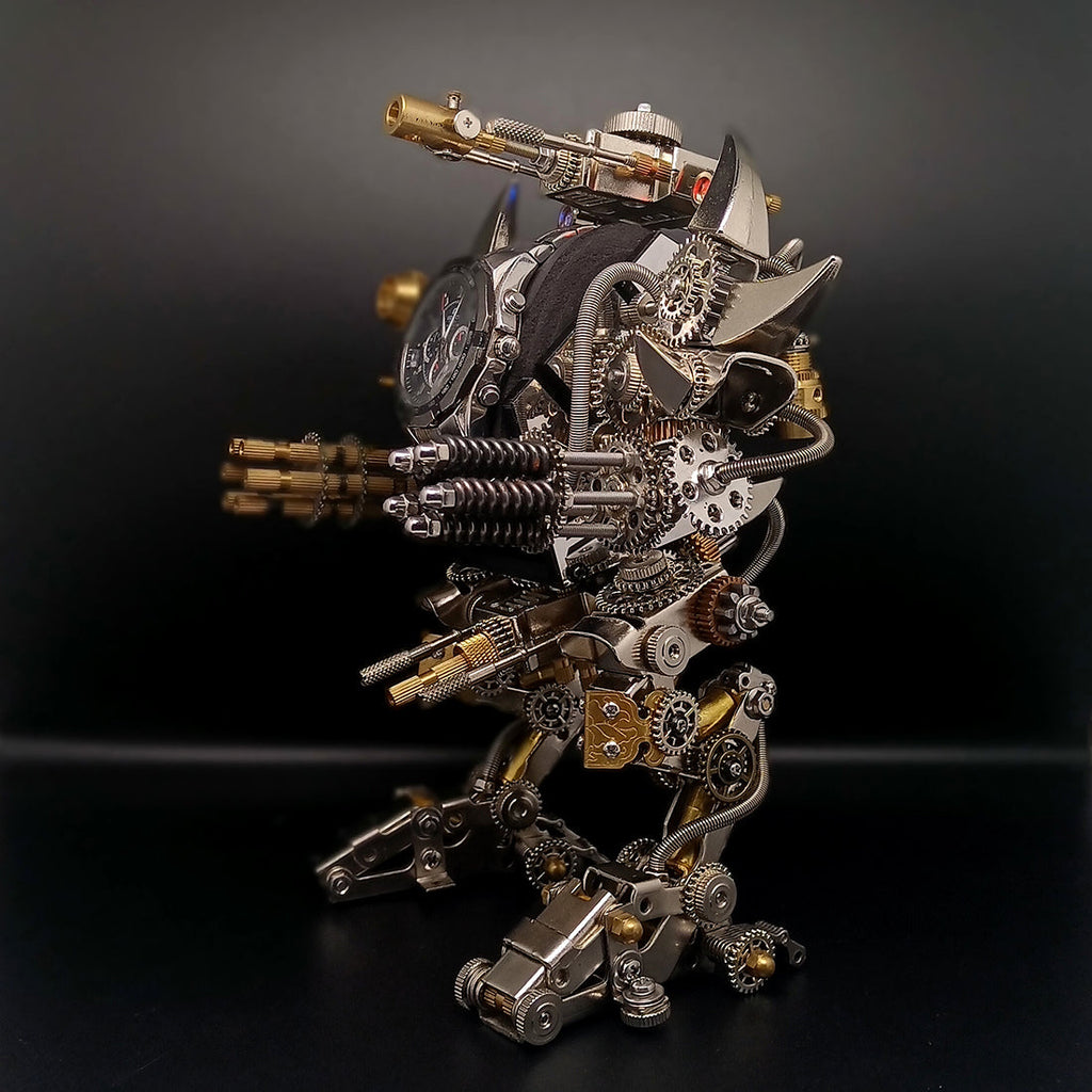 Soporte Reloj Robot Mecha Metal 3D