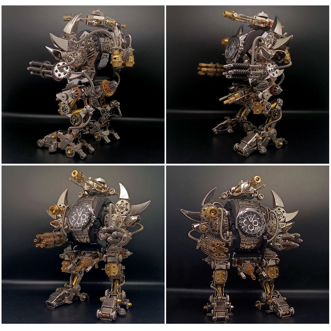 Soporte Reloj Robot Mecha Metal 3D