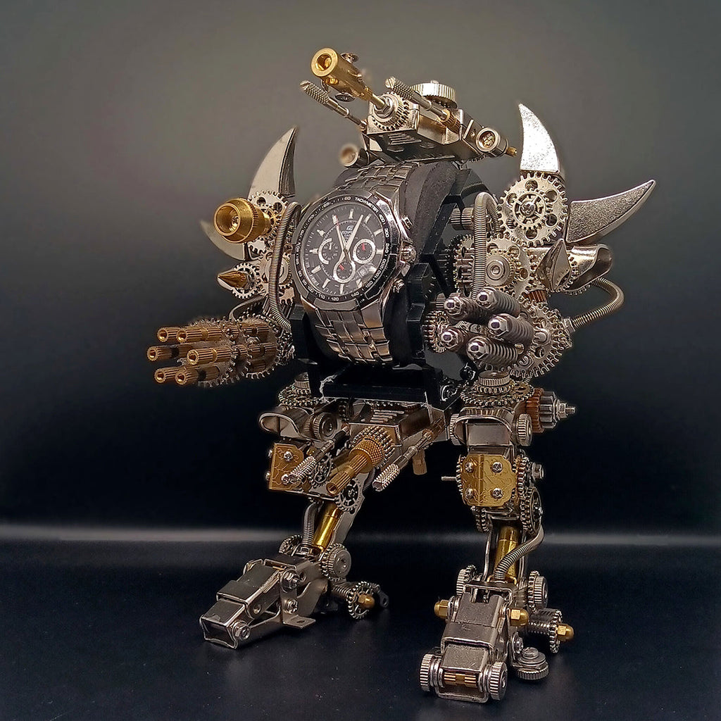 Soporte Reloj Robot Mecha Metal 3D