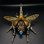 Escarabajo de Guerra Steampunk Metal 3D con Luz