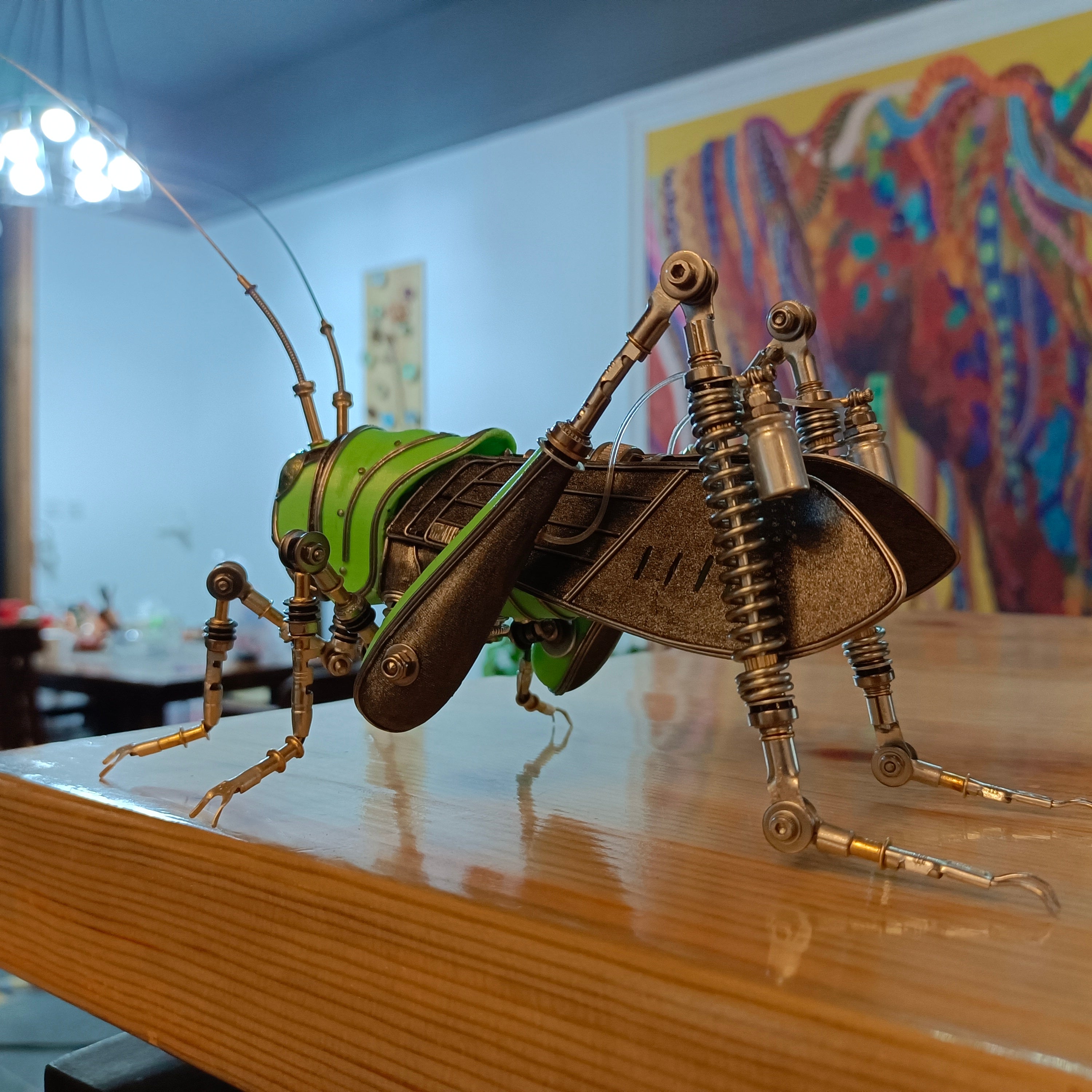 Langosta Steampunk Metal 3D