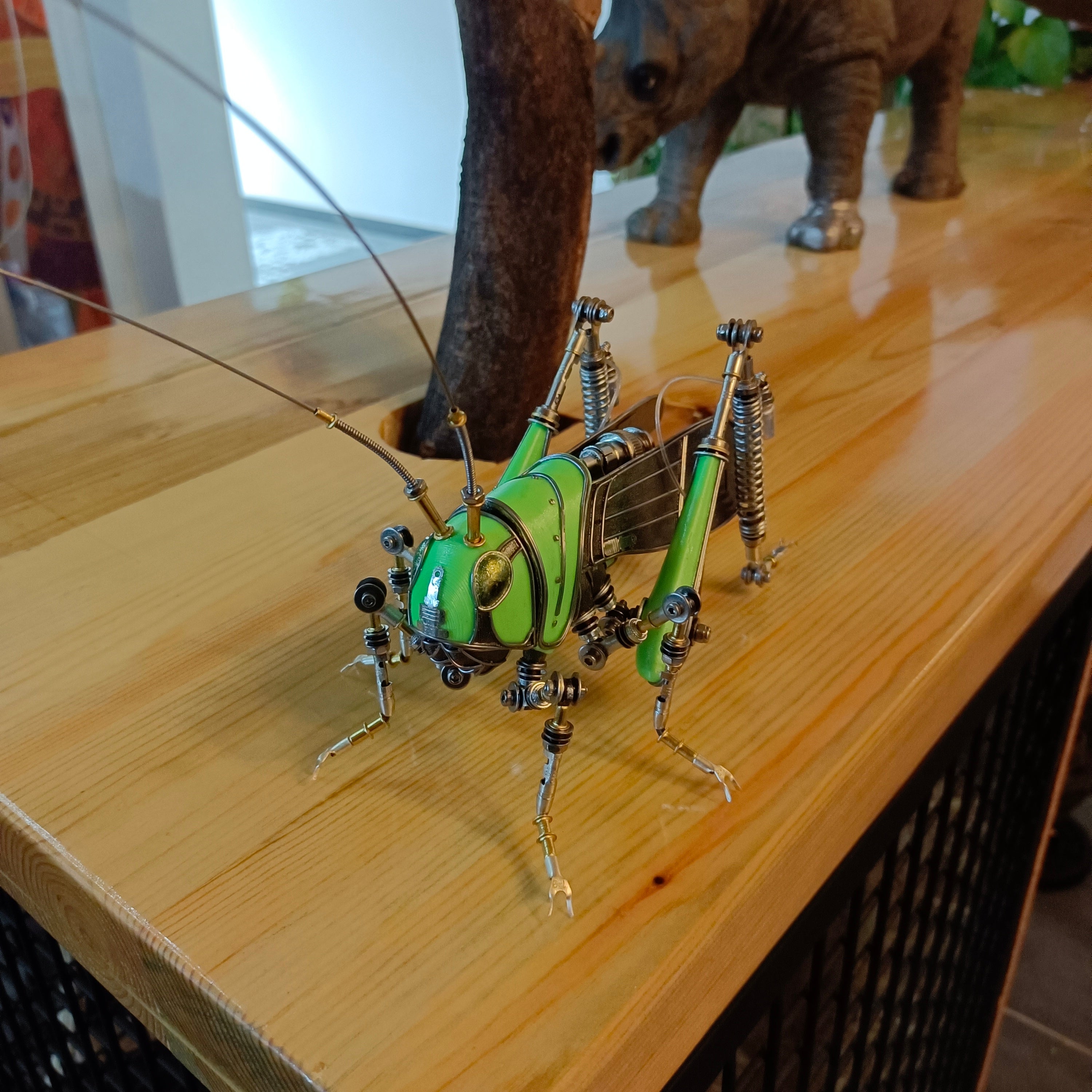 Langosta Steampunk Metal 3D