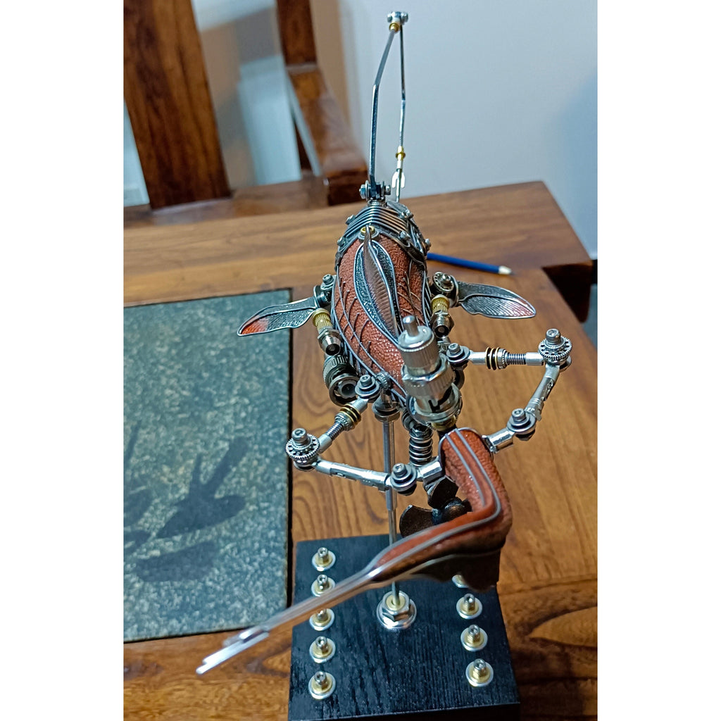 Dunkleosteus Mecánico Steampunk Metal 3D