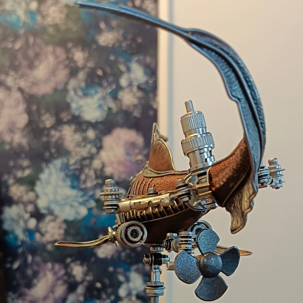 Dunkleosteus Mecánico Steampunk Metal 3D