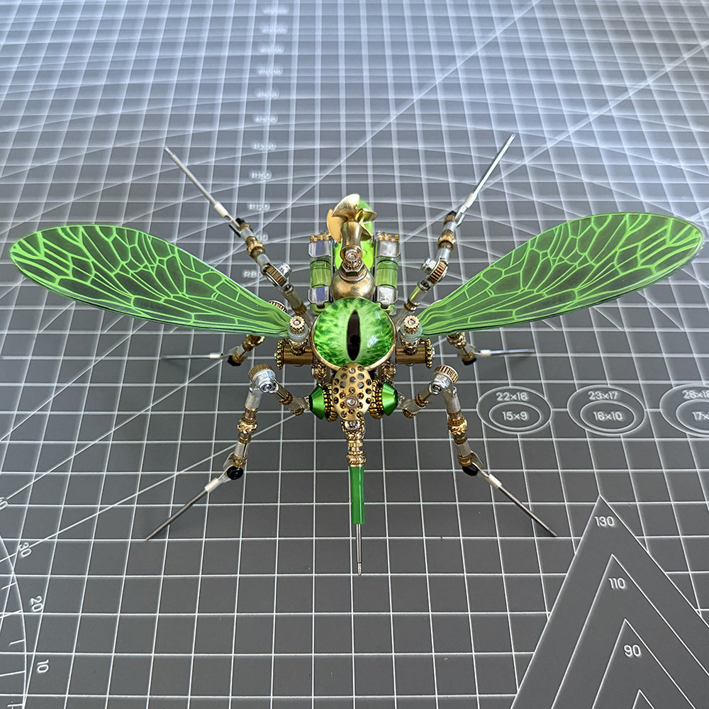 Mosquito Bio Mecánico Steampunk Metal 3D