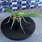 Mosquito Bio Mecánico Steampunk Metal 3D