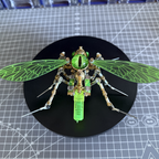 Mosquito Bio Mecánico Steampunk Metal 3D