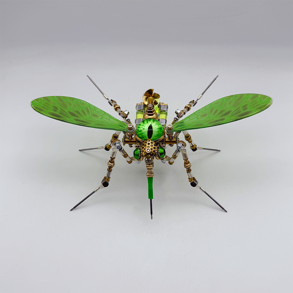 Mosquito Bio Mecánico Steampunk Metal 3D