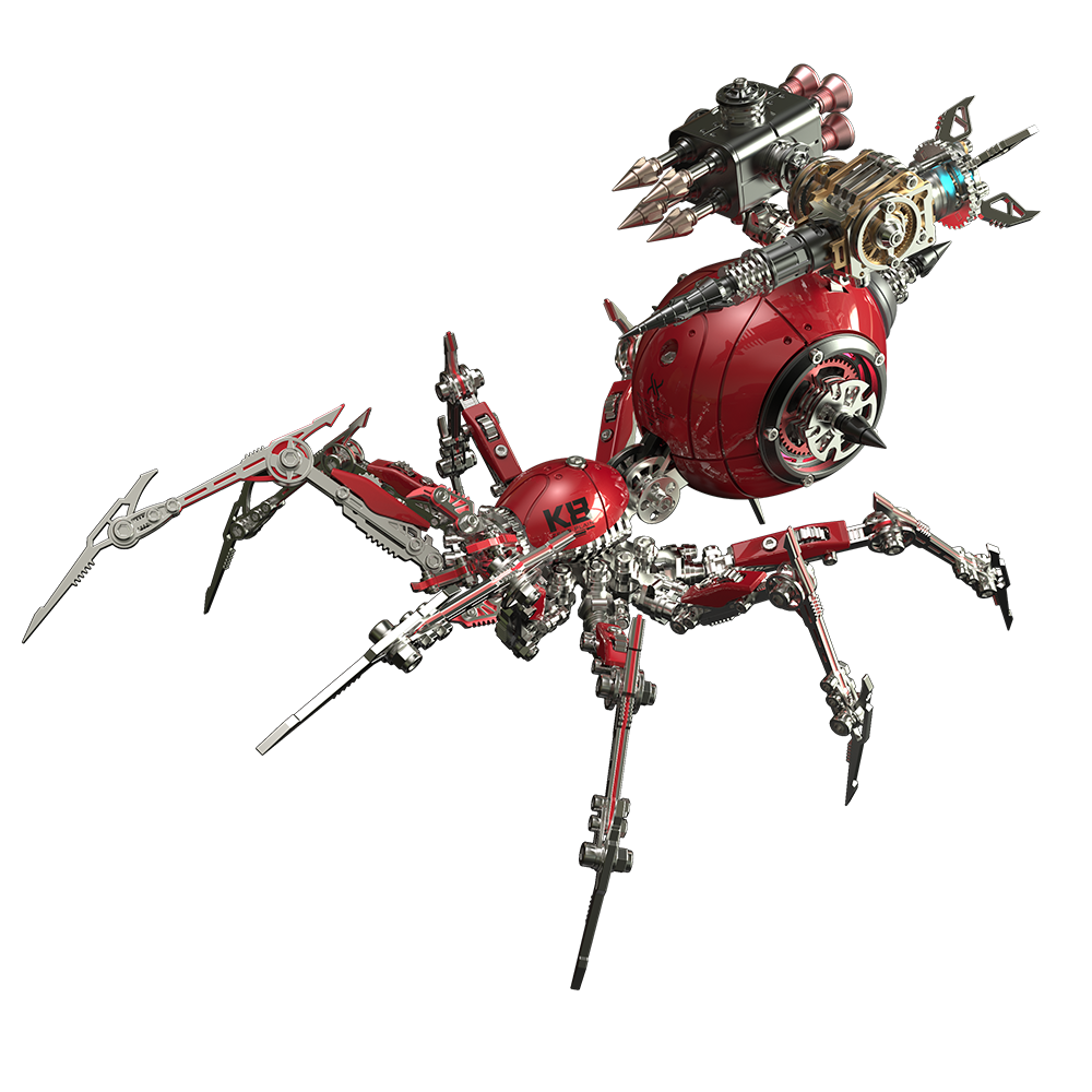 Sistema de Armas Araña Mecánica Metal 3D