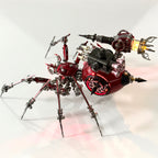 Araña Roja Mecánica Steampunk Metal 3D con Armas