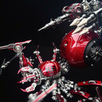 Araña Roja Mecánica Steampunk Metal 3D con Armas