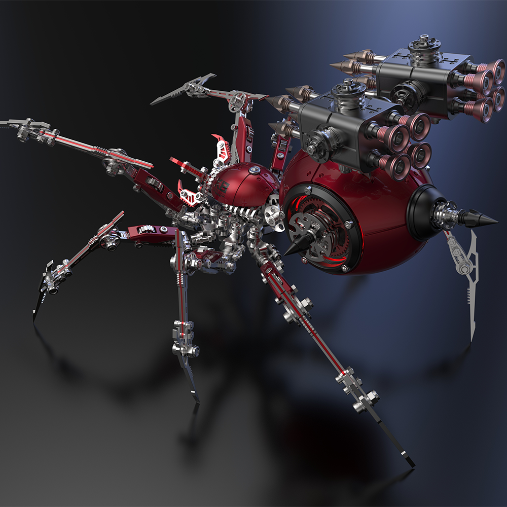 Sistema de Armas Araña Mecánica Metal 3D