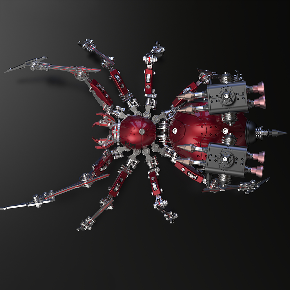 Sistema de Armas Araña Mecánica Metal 3D