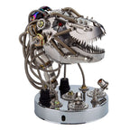 Cabeza Dinosaurio Mecánica Movible Metal 3D 180 piezas
