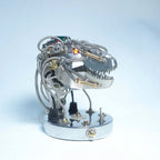 Cabeza Dinosaurio Mecánica Movible Metal 3D 180 piezas